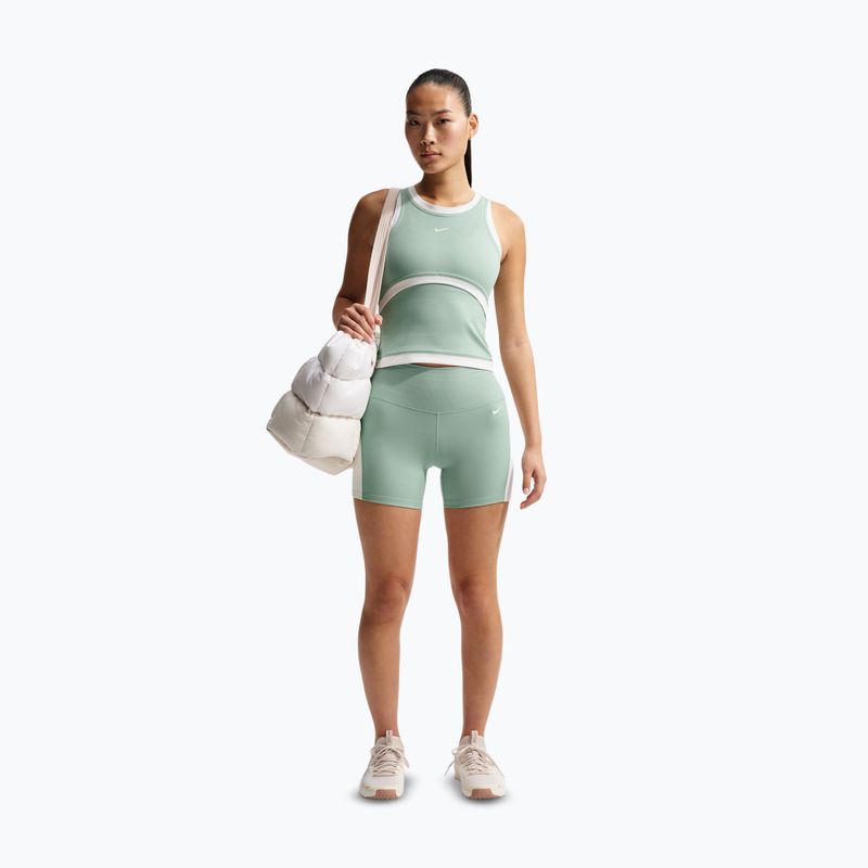 Moteriški treniruočių marškinėliai Nike One Dri-Fit steam/white/white 2