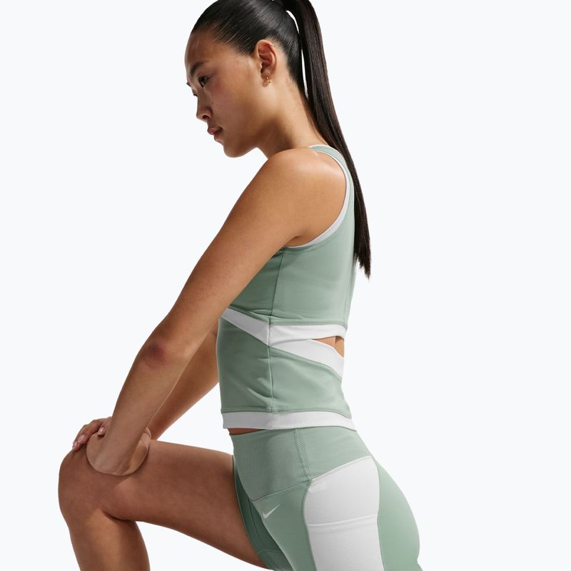 Moteriški šortai Nike One High Waisted Biker 5" steam/white/white 4