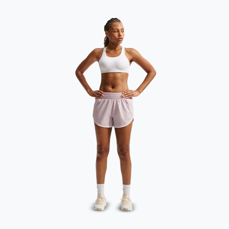 Moteriški treniruočių šortai Nike One Woven Brief-Lined platinum violet/sail 2