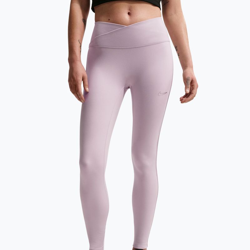 Moteriškos tamprės Nike One High-Waisted Seamless platinum violet 4