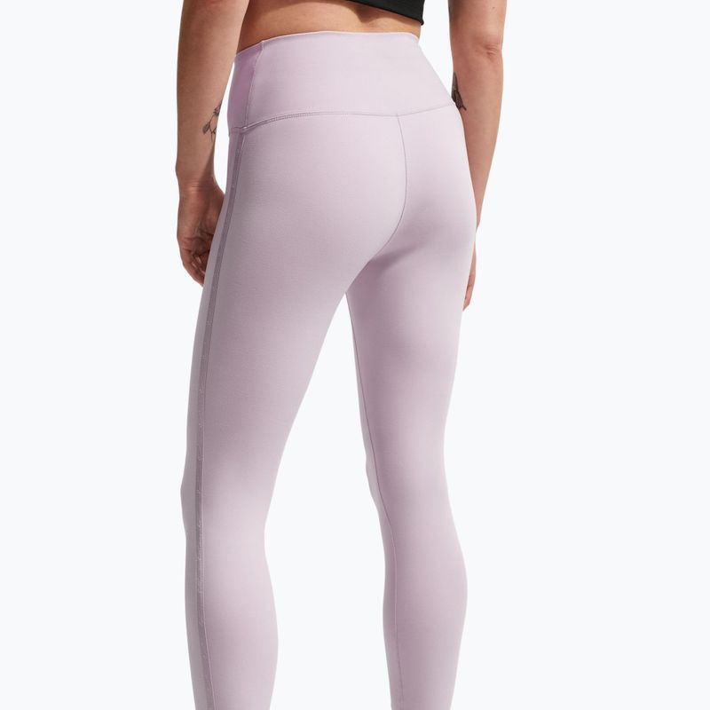 Moteriškos tamprės Nike One High-Waisted Seamless platinum violet 5