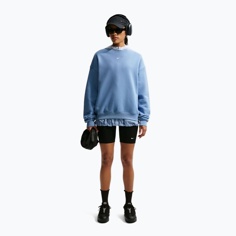 Moteriškas džemperis Nike Studio Fleece Medium Weight work blue/sail 2