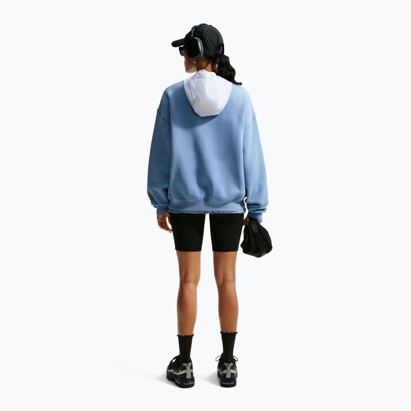 Moteriškas džemperis Nike Studio Fleece Medium Weight work blue/sail 3