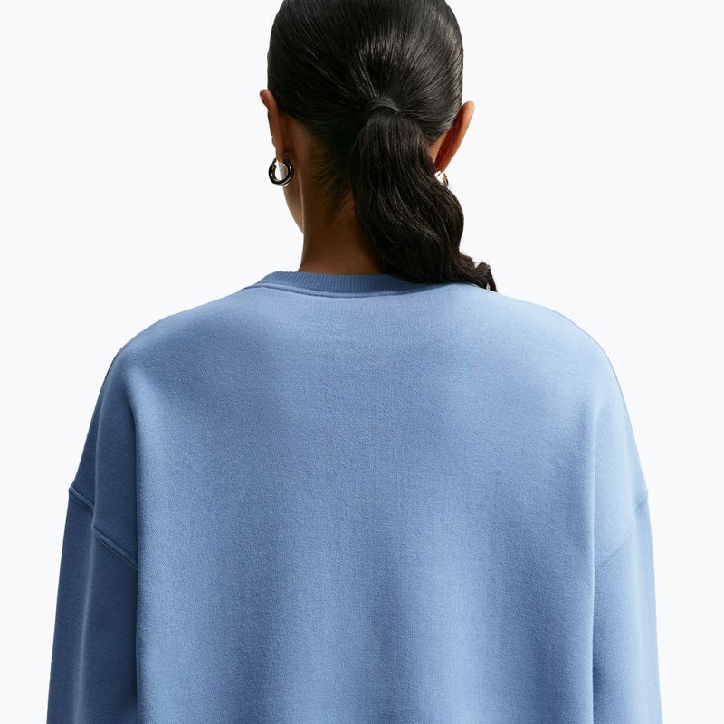 Moteriškas džemperis Nike Studio Fleece Medium Weight work blue/sail 6