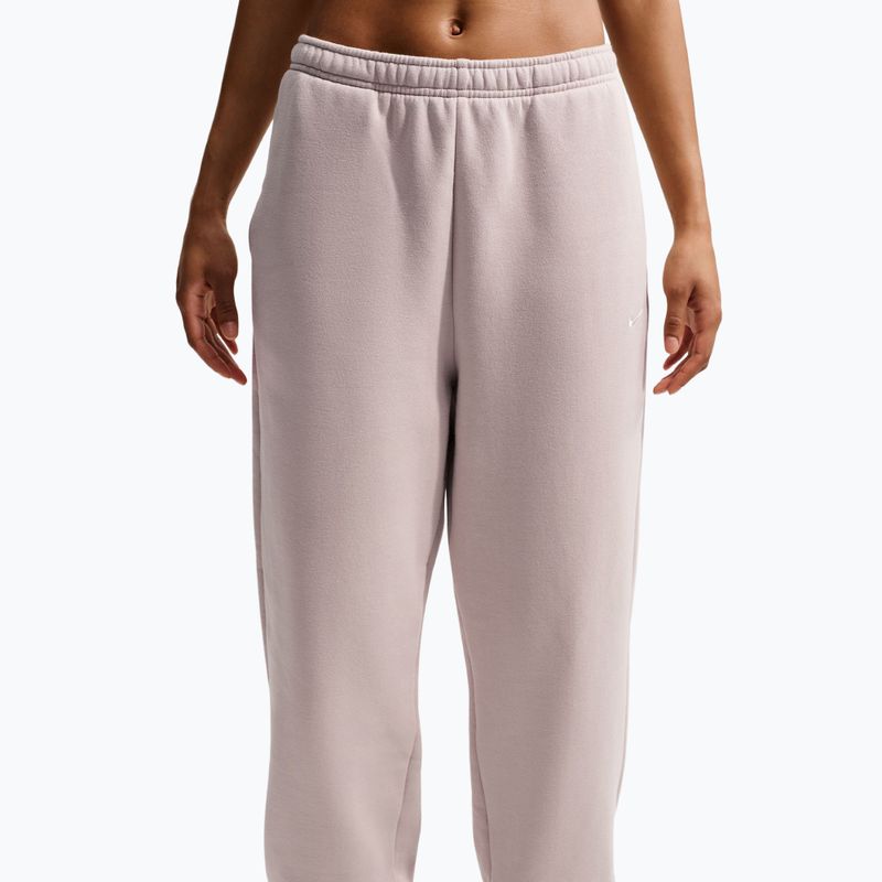 Moteriškos kelnės Nike Studio Fleece Medium Weight cream Ii/sail 5
