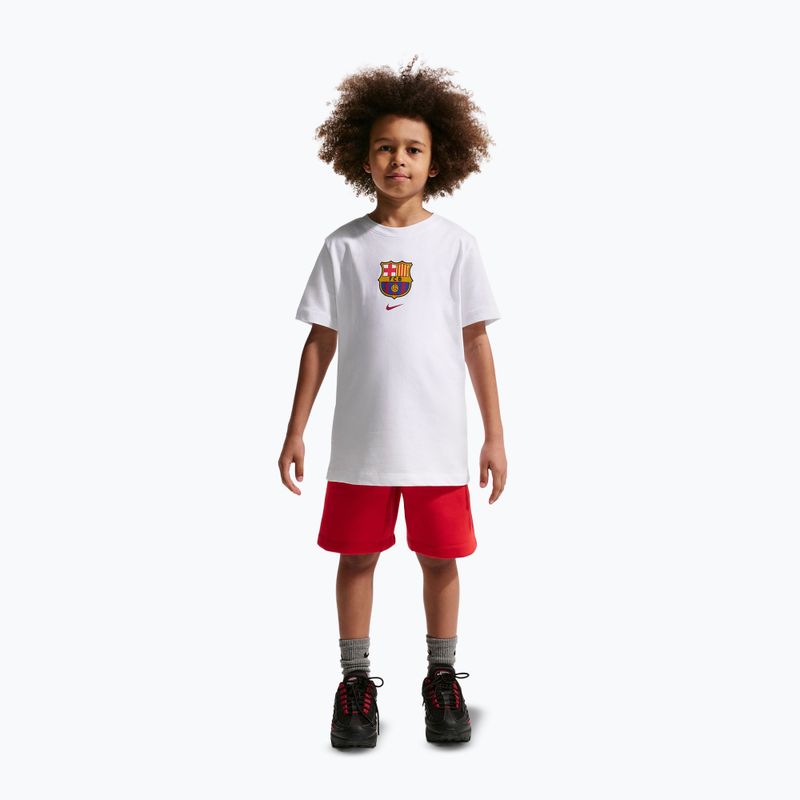 Vaikiški marškinėliai Nike FC Barcelona Soccer white 2