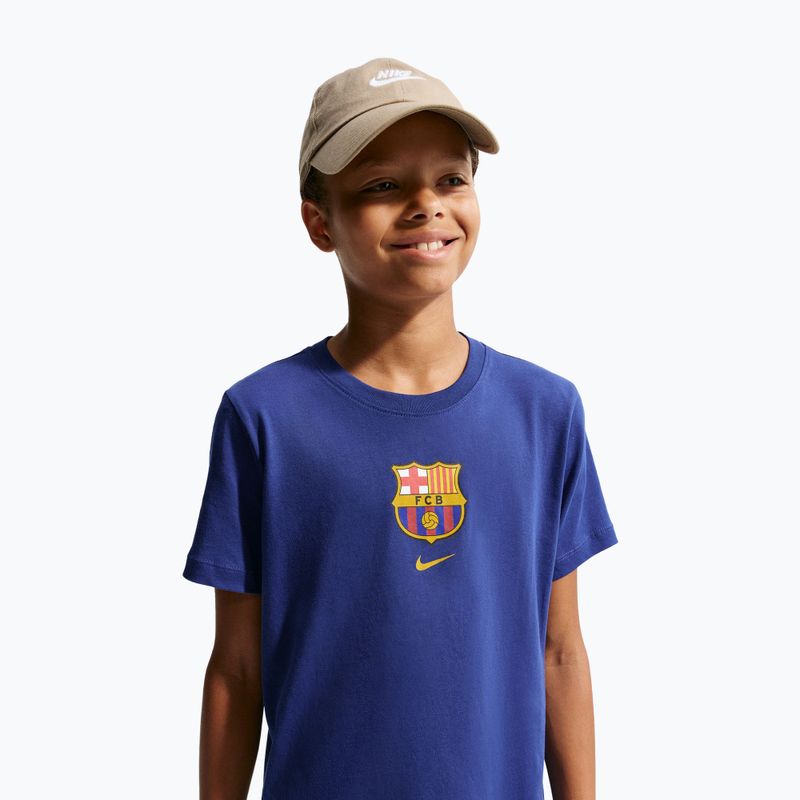 Vaikiški marškinėliai Nike FC Barcelona Soccer deep royal blue 4