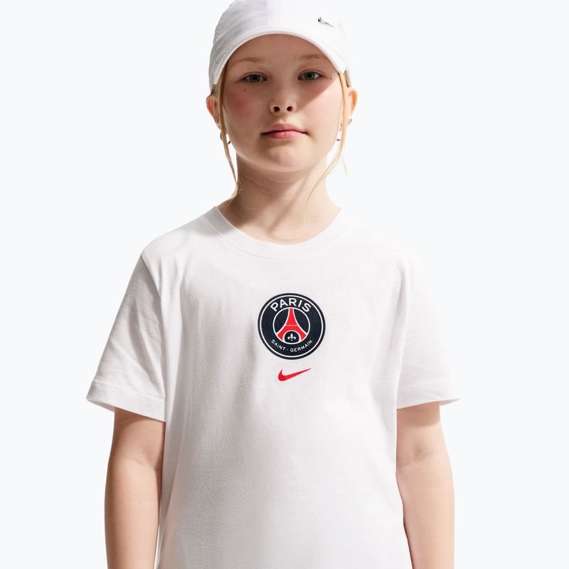 Vaikiški marškinėliai Nike Paris Saint-Germain Soccer white 4