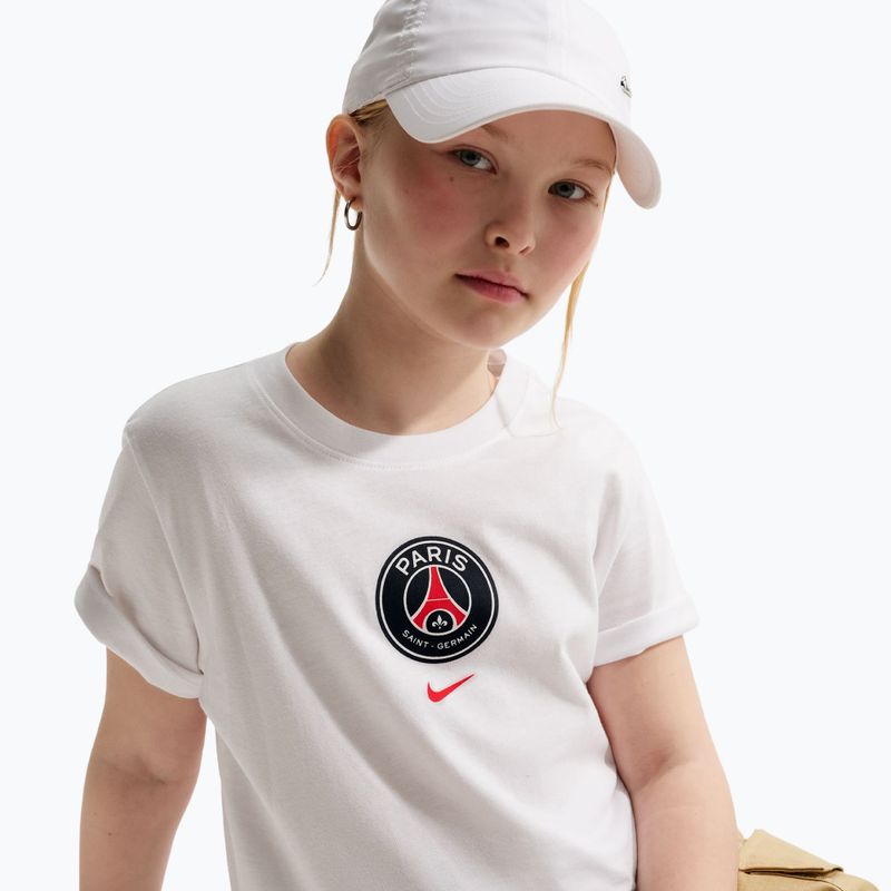 Vaikiški marškinėliai Nike Paris Saint-Germain Soccer white 5