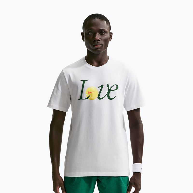 Vyriški teniso marškinėliai Nike Court Love white
