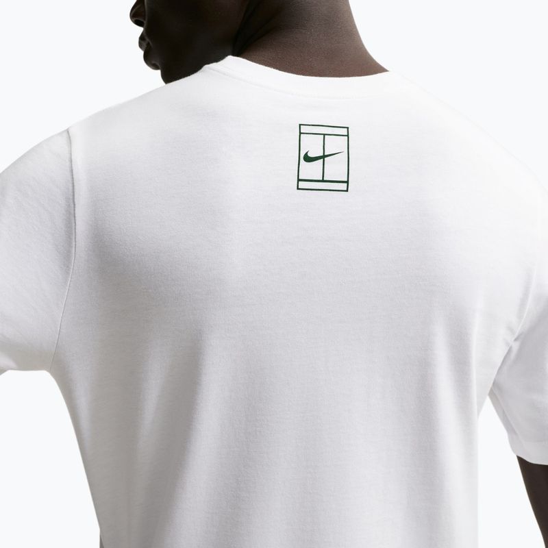 Vyriški teniso marškinėliai Nike Court Love white 5