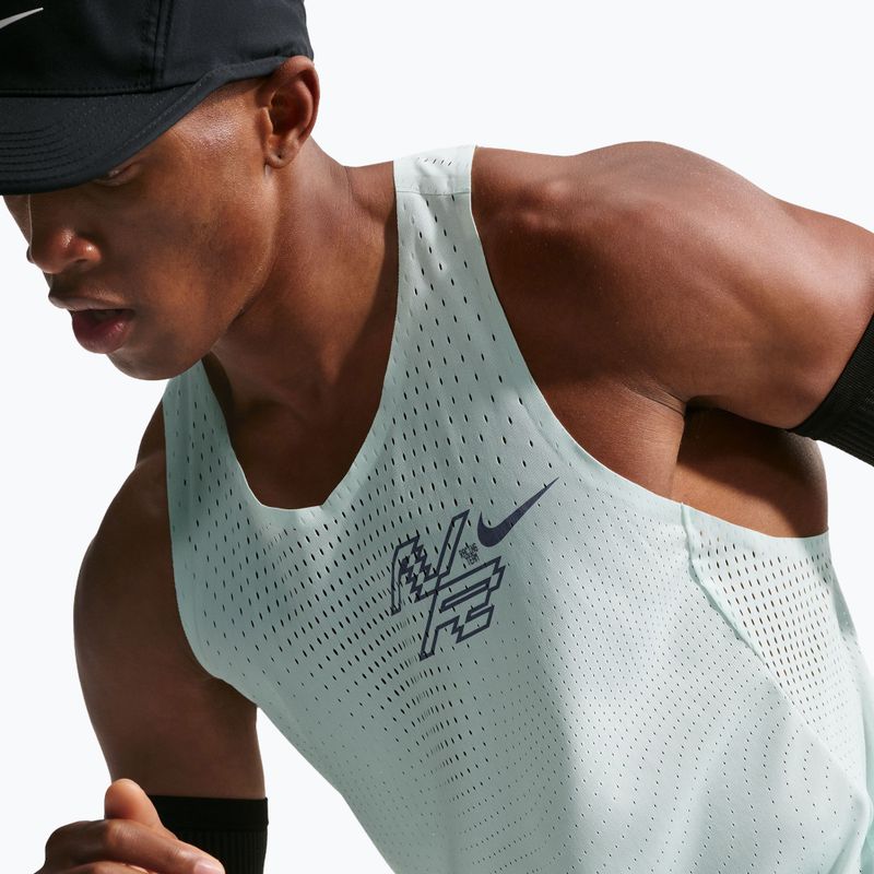 Vyriški bėgimo marškinėliai Nike AeroSwift Dri-Fit ADV Running Singlet barely green/lapis 6