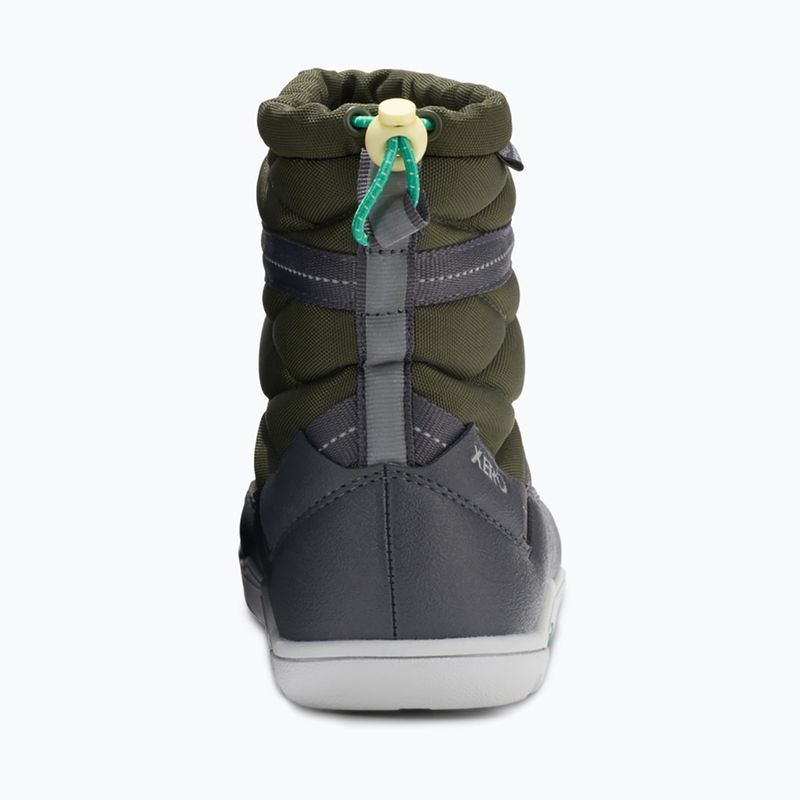 Vaikiški barefoot batai Xero Shoes Alpine Pull On army green 4