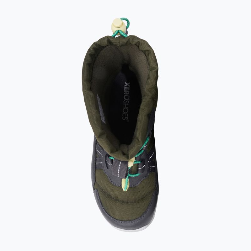 Vaikiški barefoot batai Xero Shoes Alpine Pull On army green 6