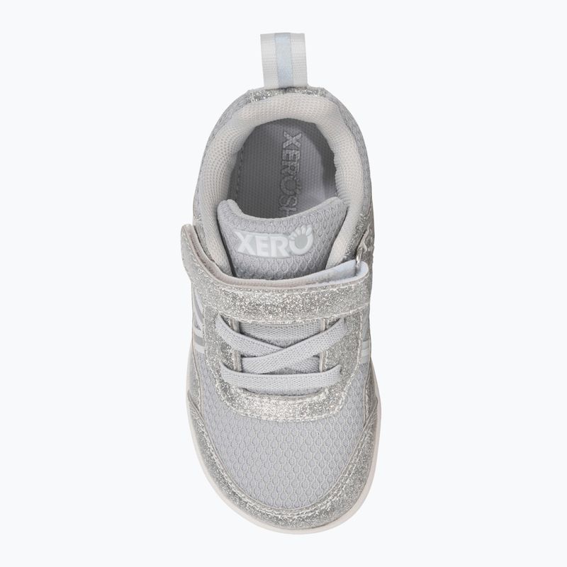 Vaikiški barefoot batai Xero Shoes Prio silver glitter 6