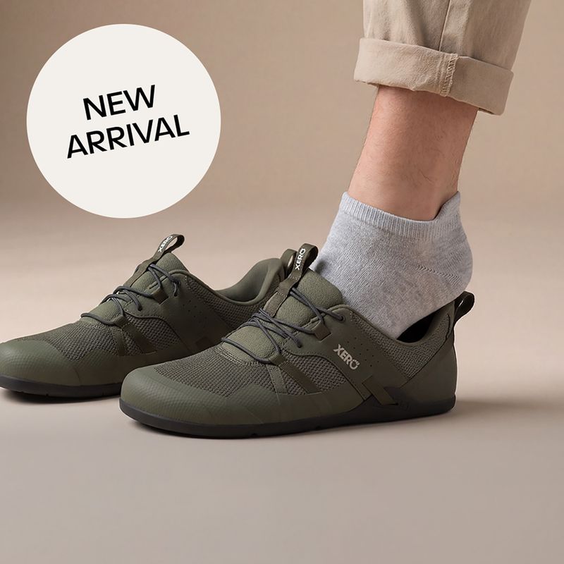 Vyriški barefoot batai Xero Shoes Prio Easy On army green 8