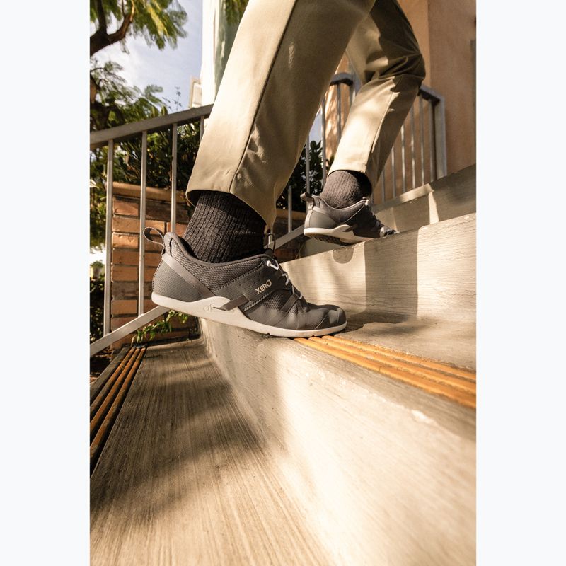 Vyriški barefoot batai Xero Shoes Prio Easy On steel gray 13
