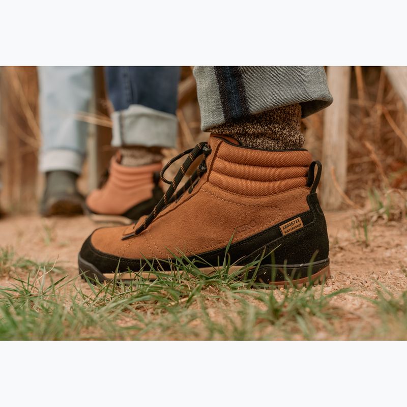 Vyriški barefoot batai Xero Shoes Ridgeway Suede dark irish cream 10