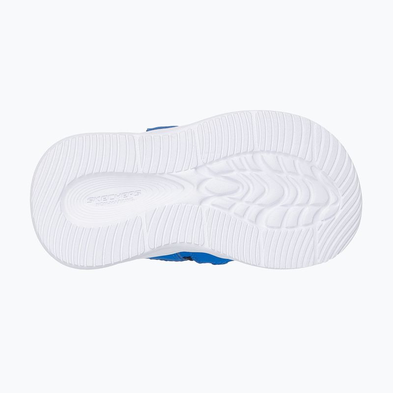 Vaikiškos basutės SKECHERS S-Lights Sola Glow blue/lime 2