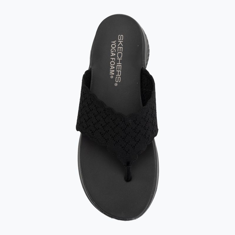 Moteriškos šlepetės SKECHERS Ultra Flex 3.0 Rhythm Waves black 5