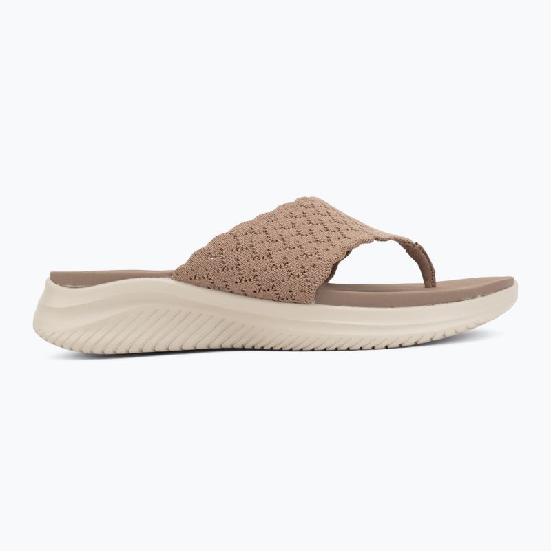 Moteriškos šlepetės SKECHERS Ultra Flex 3.0 Rhythm Waves brown 2