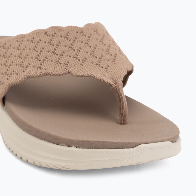 Moteriškos šlepetės SKECHERS Ultra Flex 3.0 Rhythm Waves brown 7