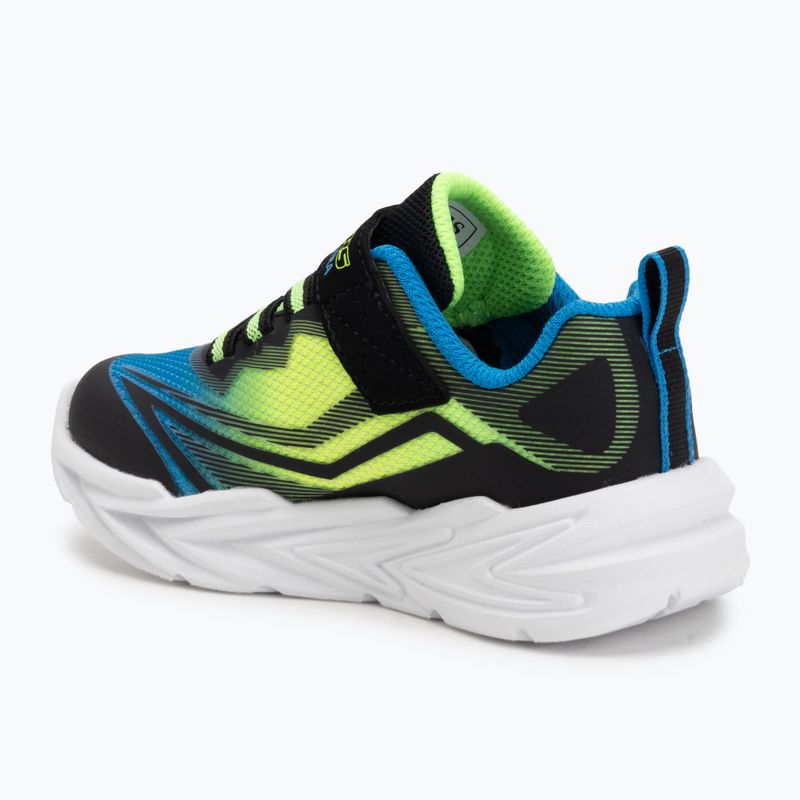 Vaikiški batai SKECHERS Flex-Glow Ultra juoda/mėlyna/žalia 3