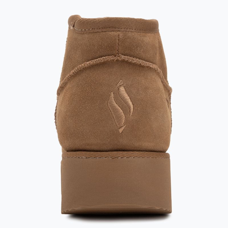 Moteriški batai Skechers Keep Cozy kaštoninės spalvos 6