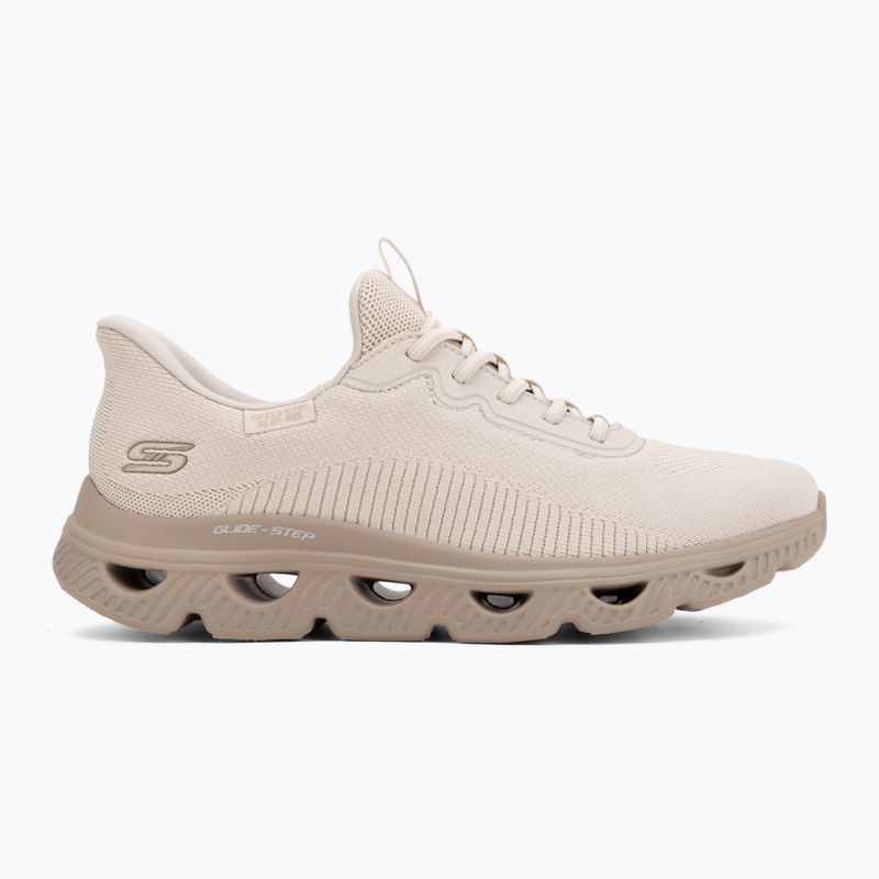Moteriški batai SKECHERS Bobs Arc Waves beige 2