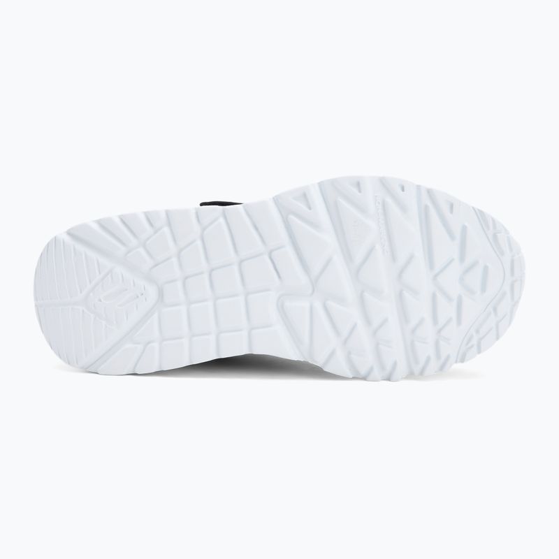 Vaikiški batai SKECHERS Uno Lite Heart Craze juodi/daugiaspalviai 4