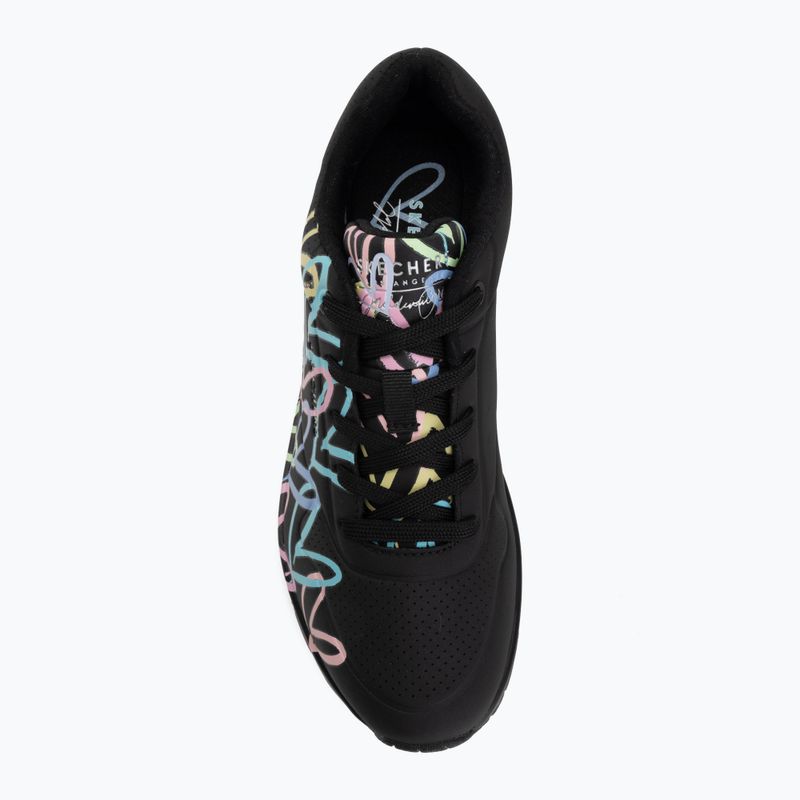 Moteriški batai SKECHERS JGoldcrown Uno Spread The Love black 5