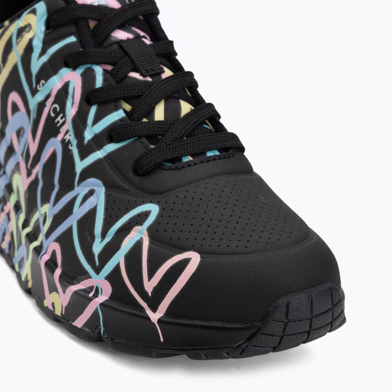 Moteriški batai SKECHERS JGoldcrown Uno Spread The Love black 7