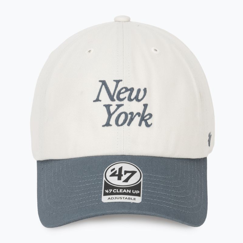 Kepuraitė su snapeliu 47 Brand MLB New York Yankees Foundation Script TT CLEAN UP sandstone 2