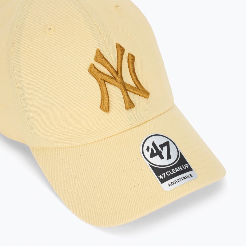 Kepuraitė su snapeliu 47 Brand MLB New York Yankees CLEAN UP butter 3