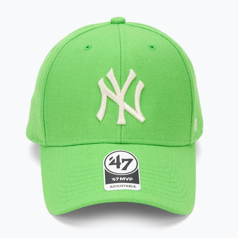 Kepuraitė su snapeliu 47 Brand MLB New York Yankees MVP lime 2