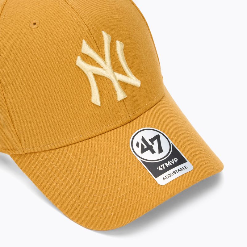 Kepuraitė su snapeliu 47 Brand MLB New York Yankees MVP wheat 3