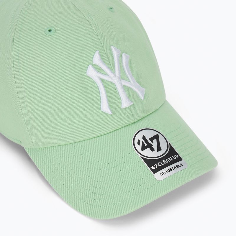 Kepuraitė su snapeliu 47 Brand MLB New York Yankees CLEAN UP aloe 3