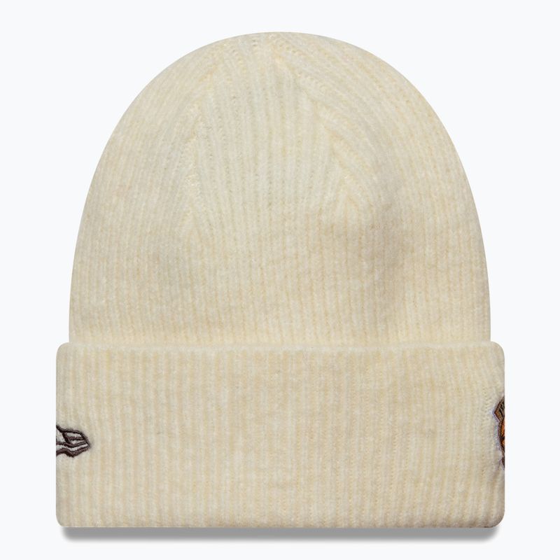 Žieminė kepurė New Era Mlb Ws Los Angeles Dodgers šviesiai ruda/kreminė/tamsiai raudonai ruda 2