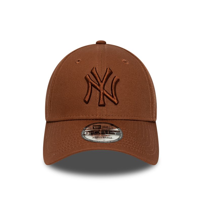 Žieminė kepurė New Era League Essential 9Forty New York Yankees tamsiai raudonmedžio spalvos 3