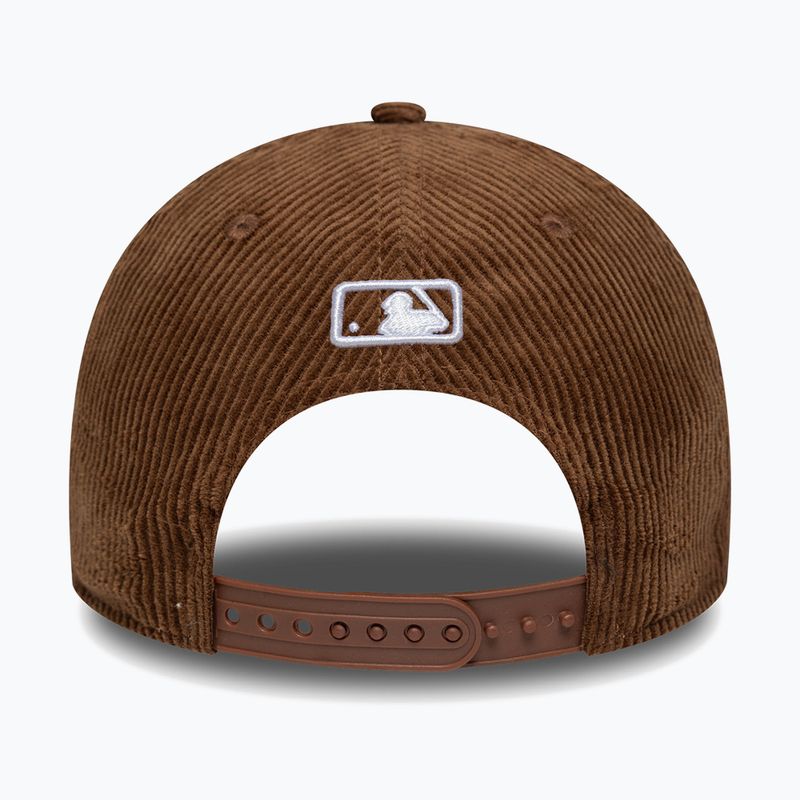 Kepurė su snapeliu New Era Cord 9Forty Mcrown New York Yankees tamsiai kaštoninė/tamsi rudens 4