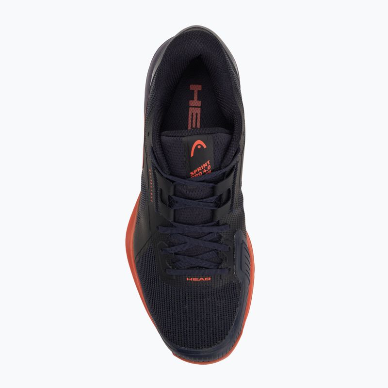 Skvošo batai HEAD Sprint Pro 4.0 Indoor dark blue/red 5