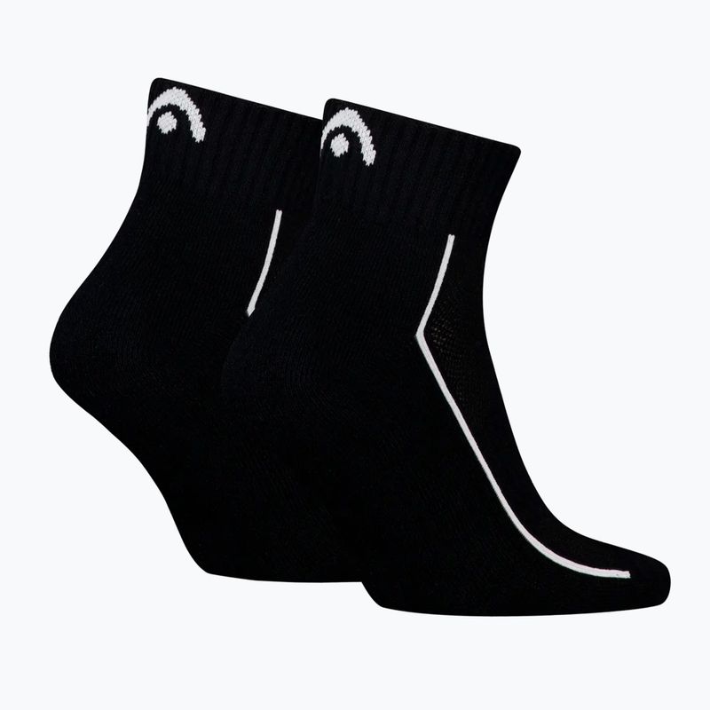 Kojinės HEAD Tennis 2P Performance Quarter 2 pairs black 2