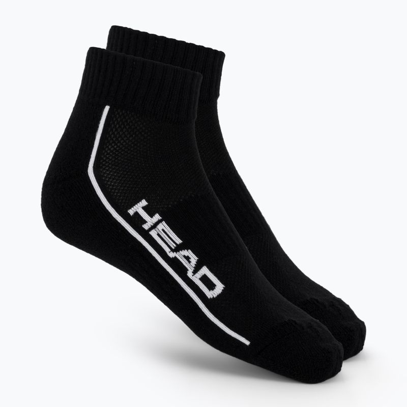 Kojinės HEAD Tennis 2P Performance Quarter 2 pairs black