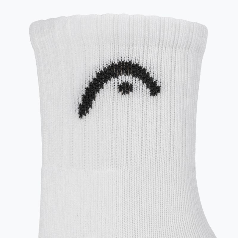 Kojinės HEAD Tennis 3P Club Short Crew 3 pairs white 3
