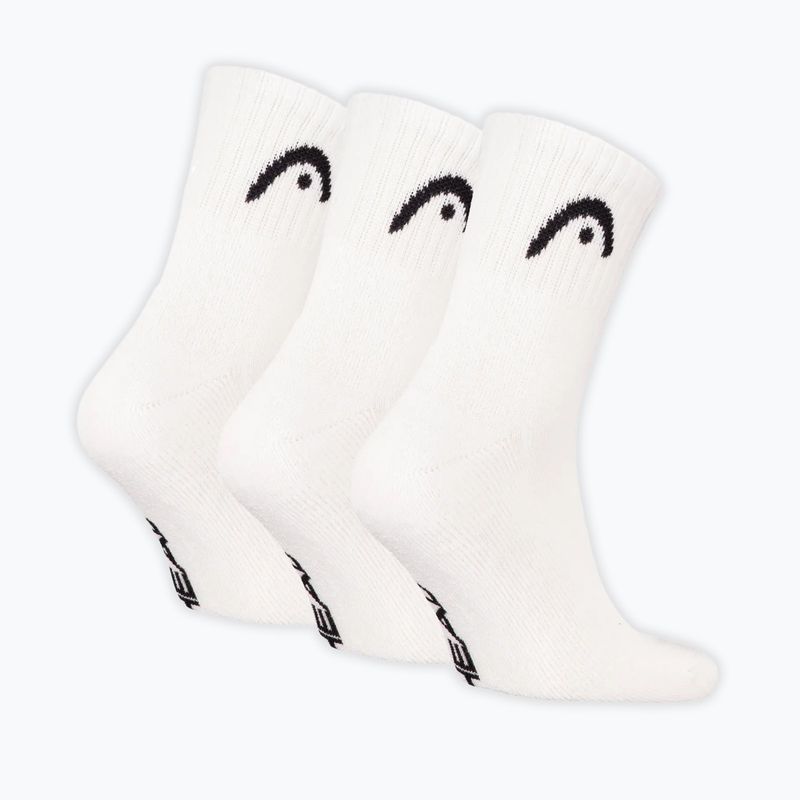Kojinės HEAD Tennis 3P Club Short Crew 3 pairs white 2