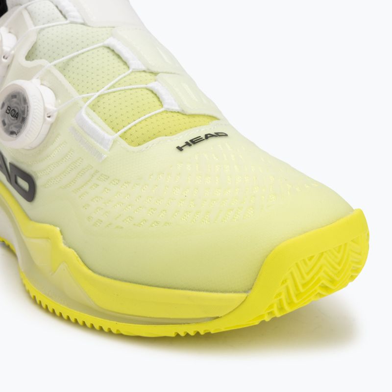 Vyriški teniso bateliai HEAD Endure Pro BOA Clay white/yellow 7