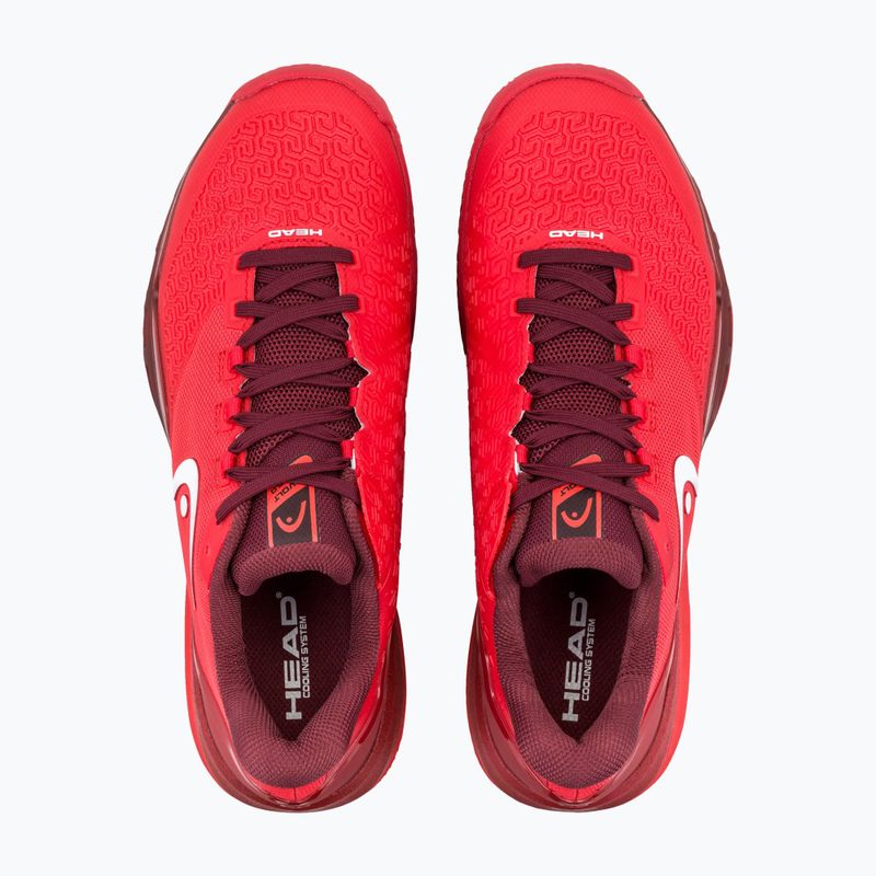 Vyriški teniso batai HEAD Revolt Pro 5.0 Clay red/dark red 4