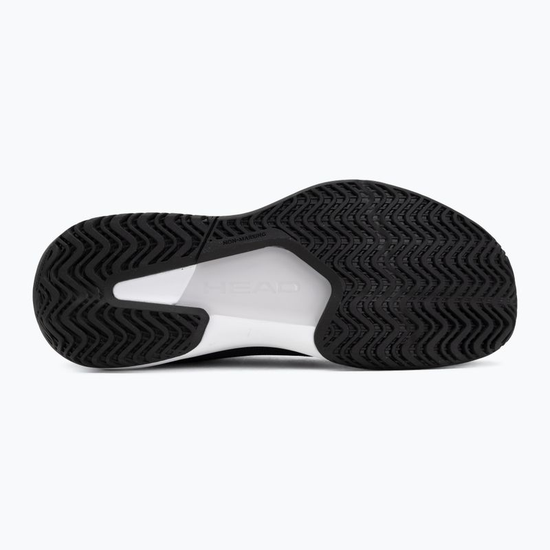 Vyriški teniso batai HEAD Revolt Court 5.0 black/white 4