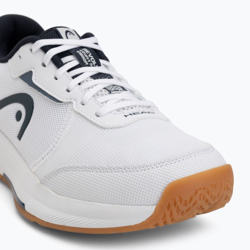 Vyriški teniso batai HEAD Revolt Court 5.0 Indoor white/blueberry 7