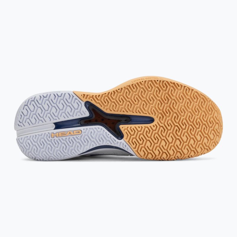 Moteriški teniso batai HEAD Revolt Pro 5.0 white/apricot 4